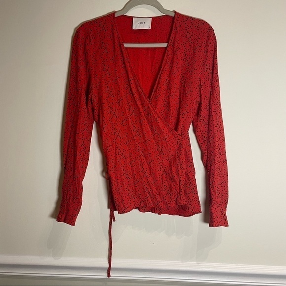 Just Female Ellen Satori Wrap Blouse Anthropologie - Picture 8 of 12